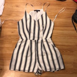 striped romper